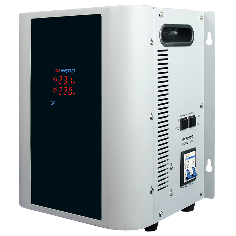 Энергия Hybrid-3000(U) - Стабилизатор напряжения Однофазный (220В ...
