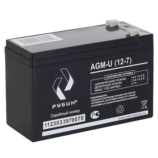 Аккумулятор Рубин AGM-U (12-7)